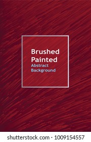 background brushed painted abstract line  red  color , templates for cover posters, banners, flayers, 