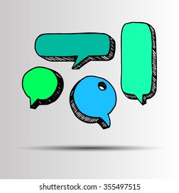 background bubble design icon illustration sign speech template vector advertisement advertising badge banner