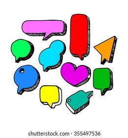 background bubble design icon illustration sign speech template vector advertisement advertising badge banner