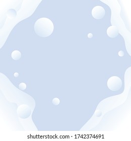 Background bubble shampoo our soap circle illustration