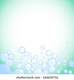  background with the bubbles and clean water 2