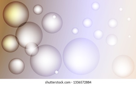 Background with bubbles. Design for your header page, ad, poster, banner. Color Vector illustration.