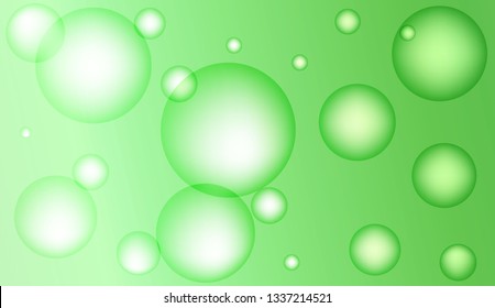 Background with bubbles. Design for your header page, ad, poster, banner. Pastel Gradient Color Vector illustration