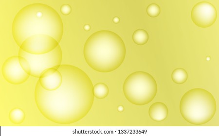 Background with bubbles. Design for your header page, ad, poster, banner. Pastel Gradient Color Vector illustration