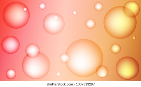 Background with bubbles. Design for your header page, ad, poster, banner. Color Vector illustration.