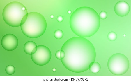 Background with bubbles. Design for your header page, ad, poster, banner. Pastel Gradient Color Vector illustration