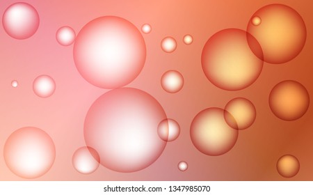 Background with bubbles. Design for your header page, ad, poster, banner. Color Vector illustration.