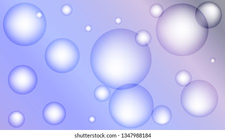 Background with bubbles. Design for your header page, ad, poster, banner. Color Vector illustration.