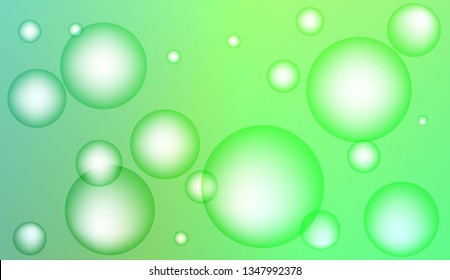 Background with bubbles. Design for your header page, ad, poster, banner. Color Vector illustration.