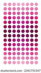 Hintergrund aus Blasen in rosafarbenen Tönen. Für die Gestaltung von Aufklebern, Plakaten, Posts, Geschichten. Design für soziale Netzwerke, Online-Shops und Websites. Vektorgrafiken.
