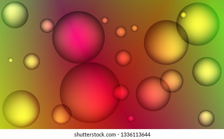 Background with bubbles. For template cell phone backgrounds. Color Vector illustration