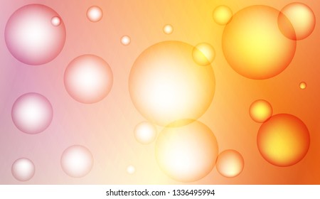 Background with bubbles. For template cell phone backgrounds. Bright Gradient Color Vector illustration