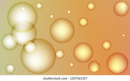 Background with bubbles. For template cell phone backgrounds. Bright Gradient Color Vector illustration