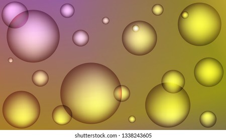 Background with bubbles. For template cell phone backgrounds. Color Vector illustration