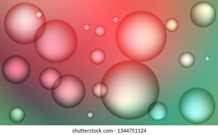 Background with bubbles. For template cell phone backgrounds. Color Vector illustration