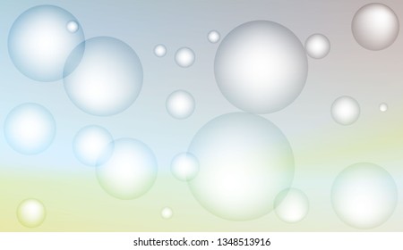 Background with bubbles. For template cell phone backgrounds. Bright Gradient Color Vector illustration