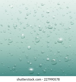 Background of bubbles in water
