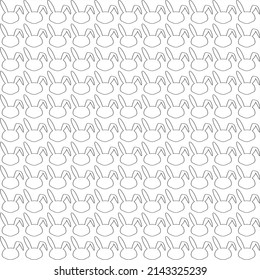 background bunny rabbit standard vector