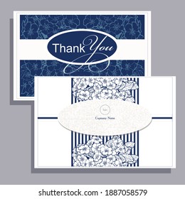 Background business card design, company name 