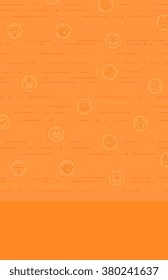 Background with business icons.