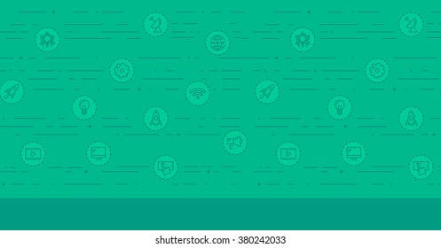 Fondo con iconos de negocio.