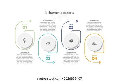 Antecedentes de los elementos de la infografía empresarial para la presentación