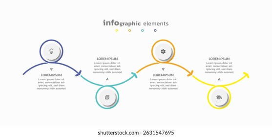 Background business infographic elements for the presentation