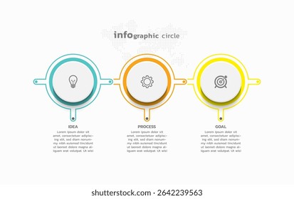 Background business infographic elements for the presentation
