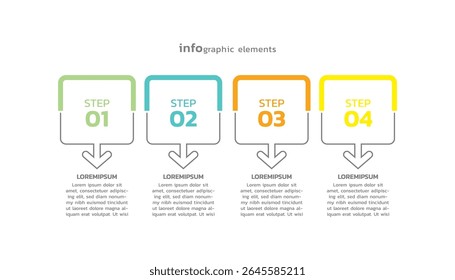Background business infographic elements for the presentation