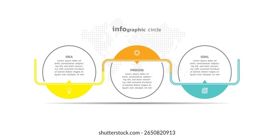 Background business infographic elements for the presentation