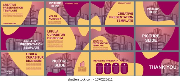 background Business presentation templates. design vector infographic elements for presentation slides, annual report, business marketing, brochure, flyers, web design and banner, presentation.
