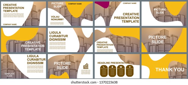 background Business presentation templates. design vector infographic elements for presentation slides, annual report, business marketing, brochure, flyers, web design and banner, presentation.
