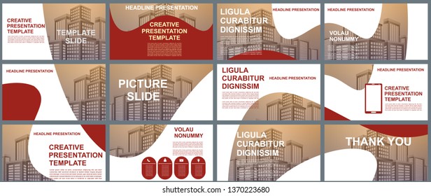 background Business presentation templates. design vector infographic elements for presentation slides, annual report, business marketing, brochure, flyers, web design and banner, presentation.