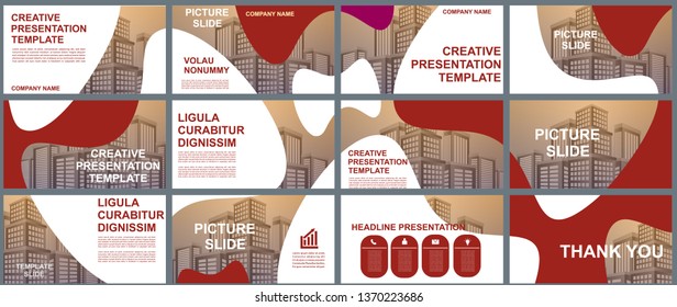 background Business presentation templates. design vector infographic elements for presentation slides, annual report, business marketing, brochure, flyers, web design and banner, presentation.
