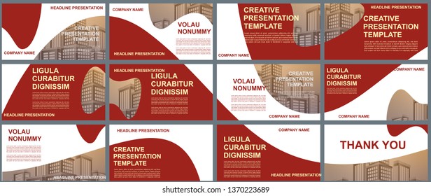 background Business presentation templates. design vector infographic elements for presentation slides, annual report, business marketing, brochure, flyers, web design and banner, presentation.