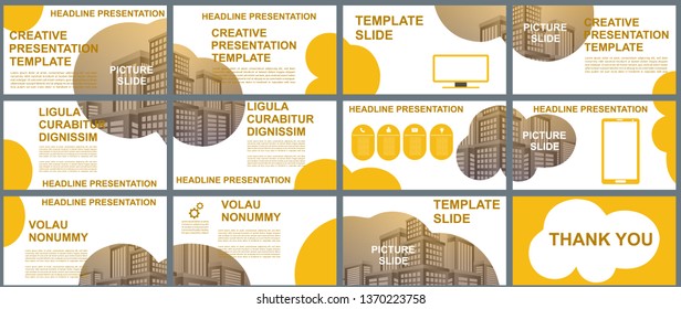 background Business presentation templates. design vector infographic elements for presentation slides, annual report, business marketing, brochure, flyers, web design and banner, presentation.