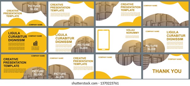 background Business presentation templates. design vector infographic elements for presentation slides, annual report, business marketing, brochure, flyers, web design and banner, presentation.