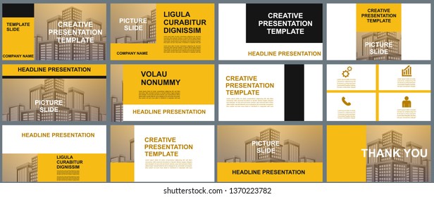 background Business presentation templates. design vector infographic elements for presentation slides, annual report, business marketing, brochure, flyers, web design and banner, presentation.
