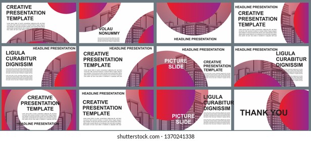 Background Business Presentation Templates. Design Vector Infographic Elements For Presentation Slides, Annual Report, Business Marketing, Brochure, Flyers, Web Design And Banner, Presentation.
