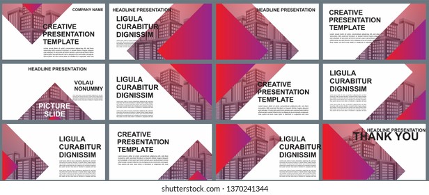 Background Business Presentation Templates. Design Vector Infographic Elements For Presentation Slides, Annual Report, Business Marketing, Brochure, Flyers, Web Design And Banner, Presentation.