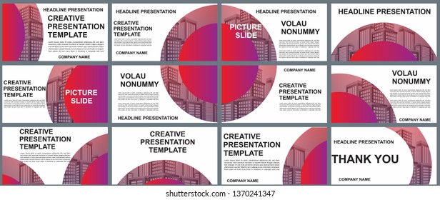Background Business Presentation Templates. Design Vector Infographic Elements For Presentation Slides, Annual Report, Business Marketing, Brochure, Flyers, Web Design And Banner, Presentation.