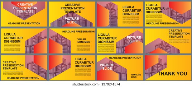 Background Business Presentation Templates. Design Vector Infographic Elements For Presentation Slides, Annual Report, Business Marketing, Brochure, Flyers, Web Design And Banner, Presentation.
