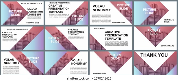 Background Business Presentation Templates. Design Vector Infographic Elements For Presentation Slides, Annual Report, Business Marketing, Brochure, Flyers, Web Design And Banner, Presentation.