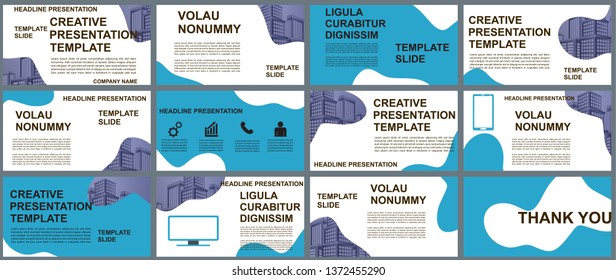 Background Business Presentation Templates. Design Vector Infographic Elements For Presentation Slides, Annual Report, Business Marketing, Brochure, Flyers, Web Design And Banner, Presentation.