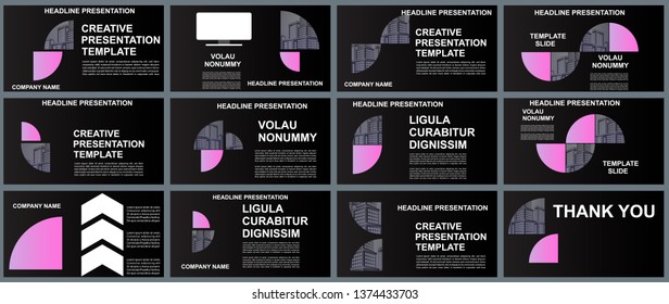 Background Business Presentation Templates. Design Vector Infographic Elements For Presentation Slides, Annual Report, Business Marketing, Brochure, Flyers, Web Design And Banner, Presentation.