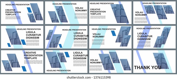 Background Business Presentation Templates. Design Vector Infographic Elements For Presentation Slides, Annual Report, Business Marketing, Brochure, Flyers, Web Design And Banner, Presentation.