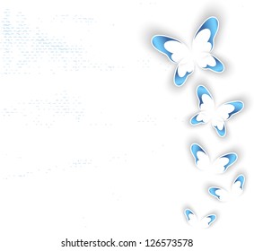 Background with butterflies