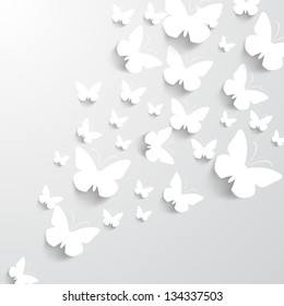 Background with Butterflies