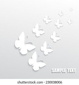 Background with Butterflies
