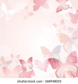 background of butterflies